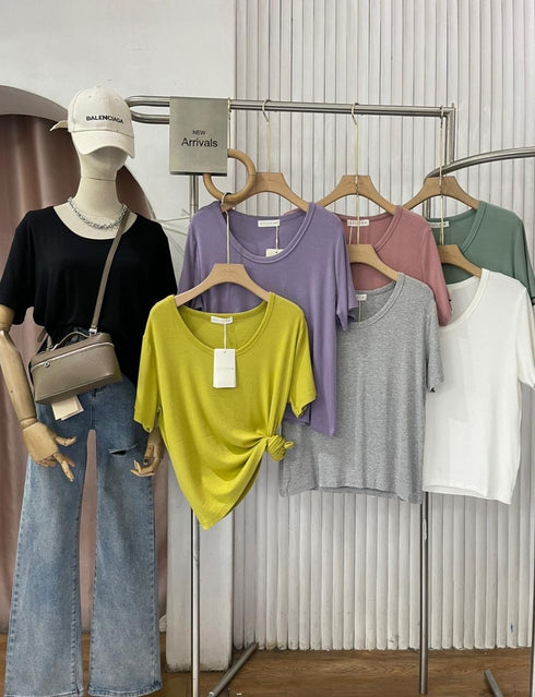 MATINEE Round Neck Summer Casual Tops